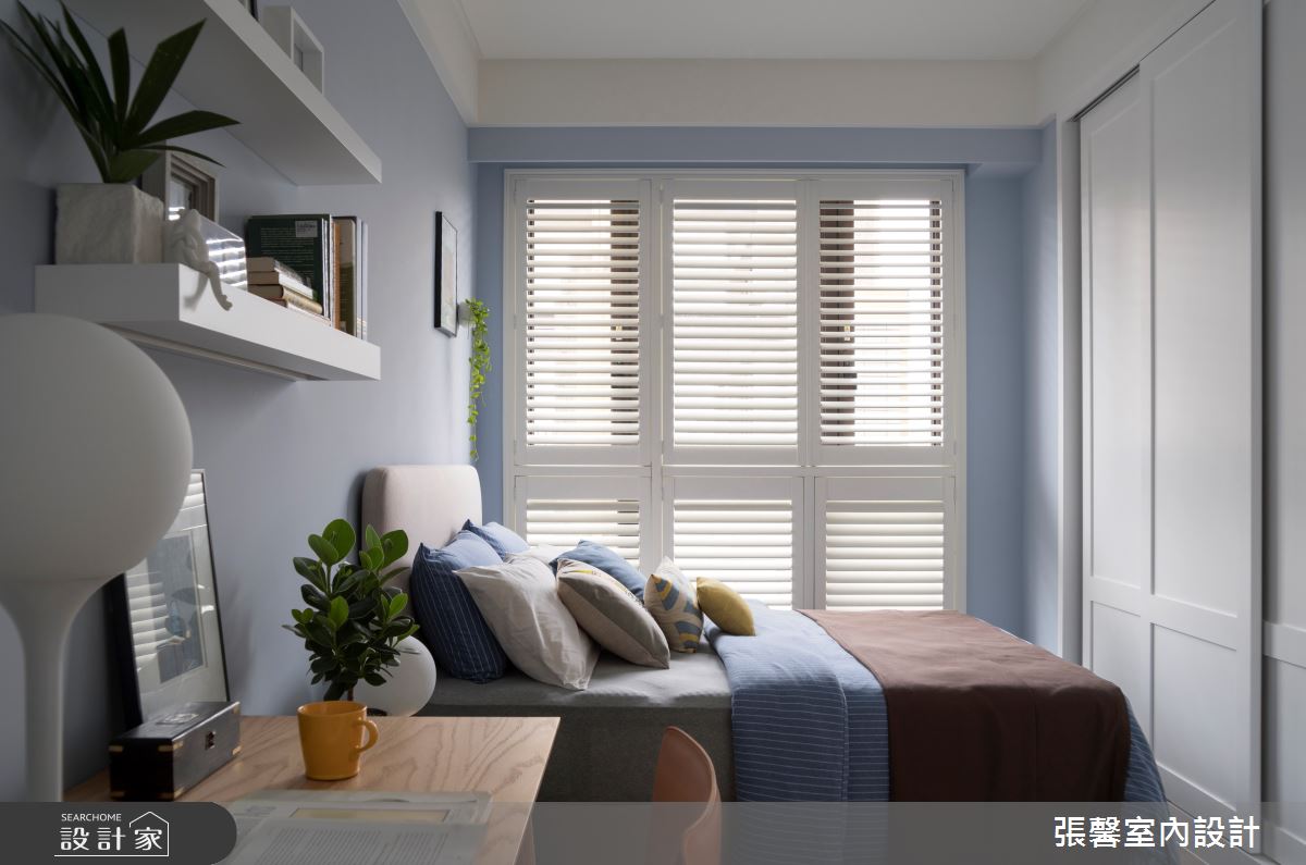 毛胚屋＿美式風臥室案例圖片＿張馨室內設計/瀚觀室內裝修設計工程有限公司＿張馨_翱翔 水畔森林之41