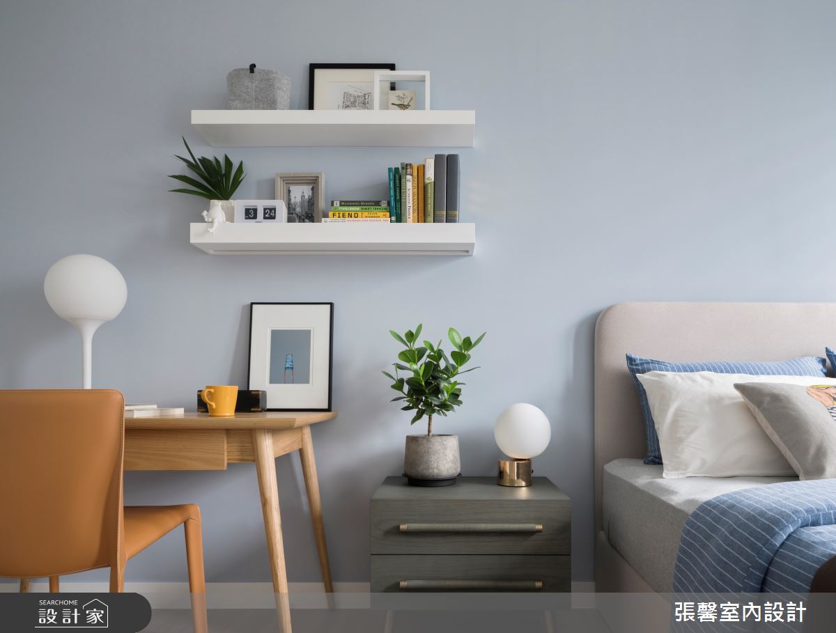 毛胚屋＿美式風臥室案例圖片＿張馨室內設計/瀚觀室內裝修設計工程有限公司＿張馨_翱翔 水畔森林之42