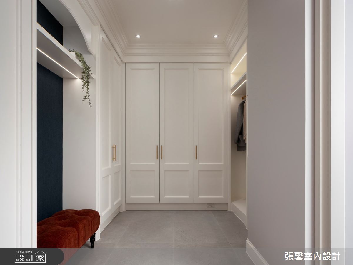 175坪毛胚屋＿美式風玄關案例圖片＿張馨室內設計/瀚觀室內裝修設計工程有限公司＿張馨_彩韻 豪邸之1