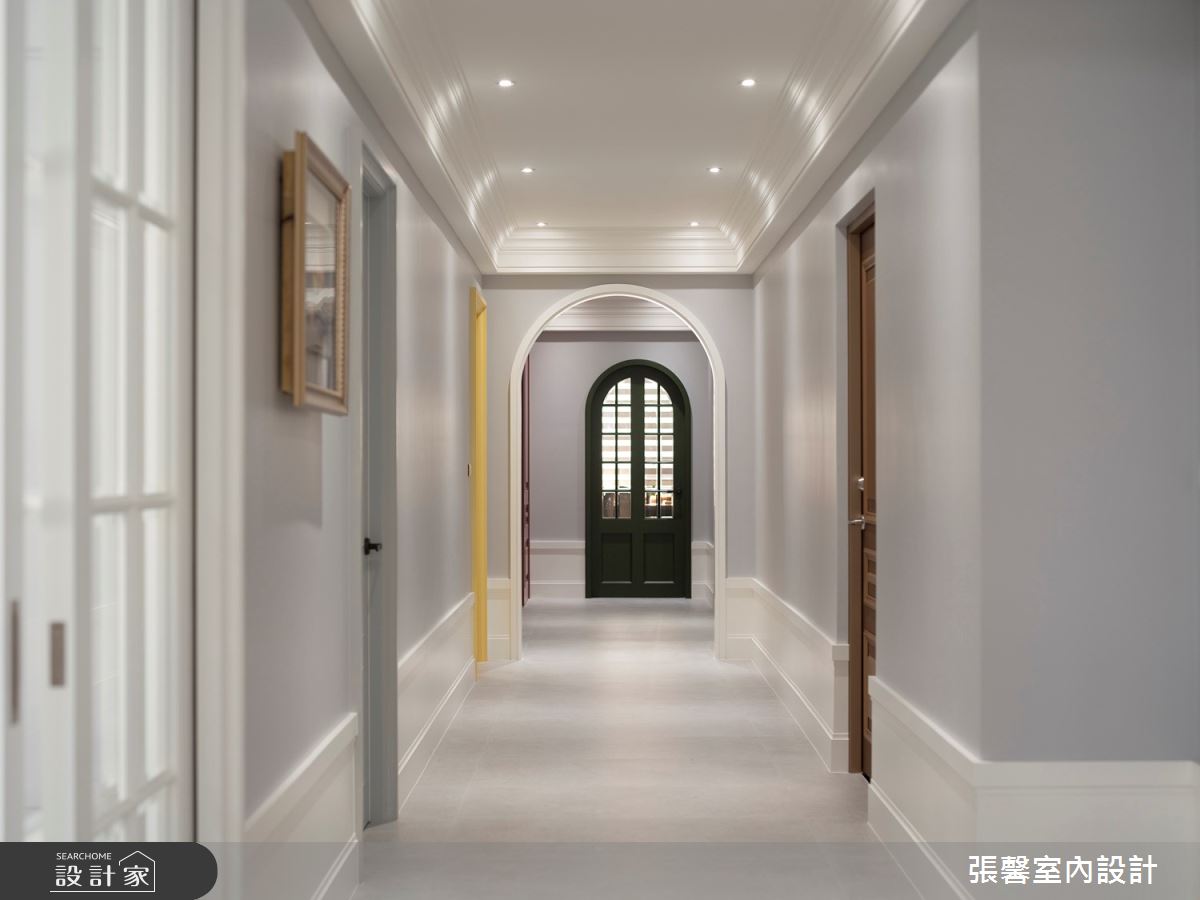 175坪毛胚屋＿美式風走廊案例圖片＿張馨室內設計/瀚觀室內裝修設計工程有限公司＿張馨_彩韻 豪邸之12