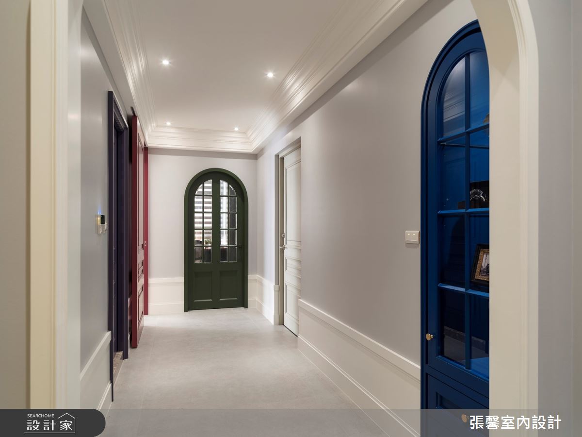 175坪毛胚屋＿美式風走廊案例圖片＿張馨室內設計/瀚觀室內裝修設計工程有限公司＿張馨_彩韻 豪邸之13
