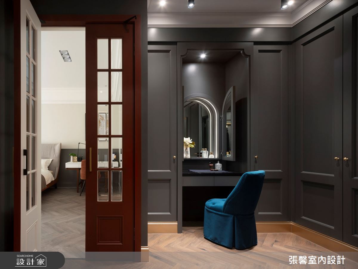175坪毛胚屋＿美式風更衣間案例圖片＿張馨室內設計/瀚觀室內裝修設計工程有限公司＿張馨_彩韻 豪邸之15