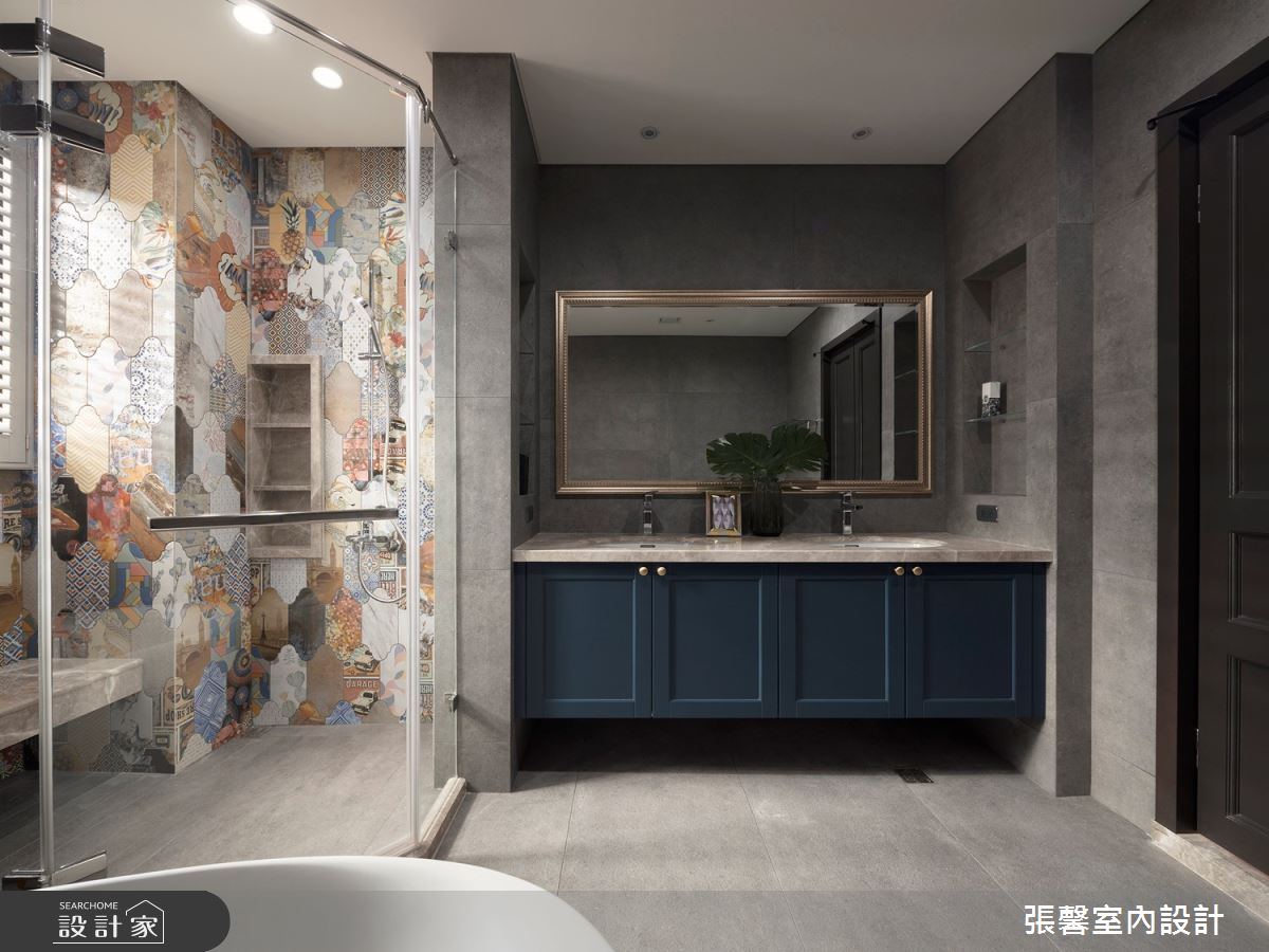 175坪毛胚屋＿美式風浴室案例圖片＿張馨室內設計/瀚觀室內裝修設計工程有限公司＿張馨_彩韻 豪邸之18