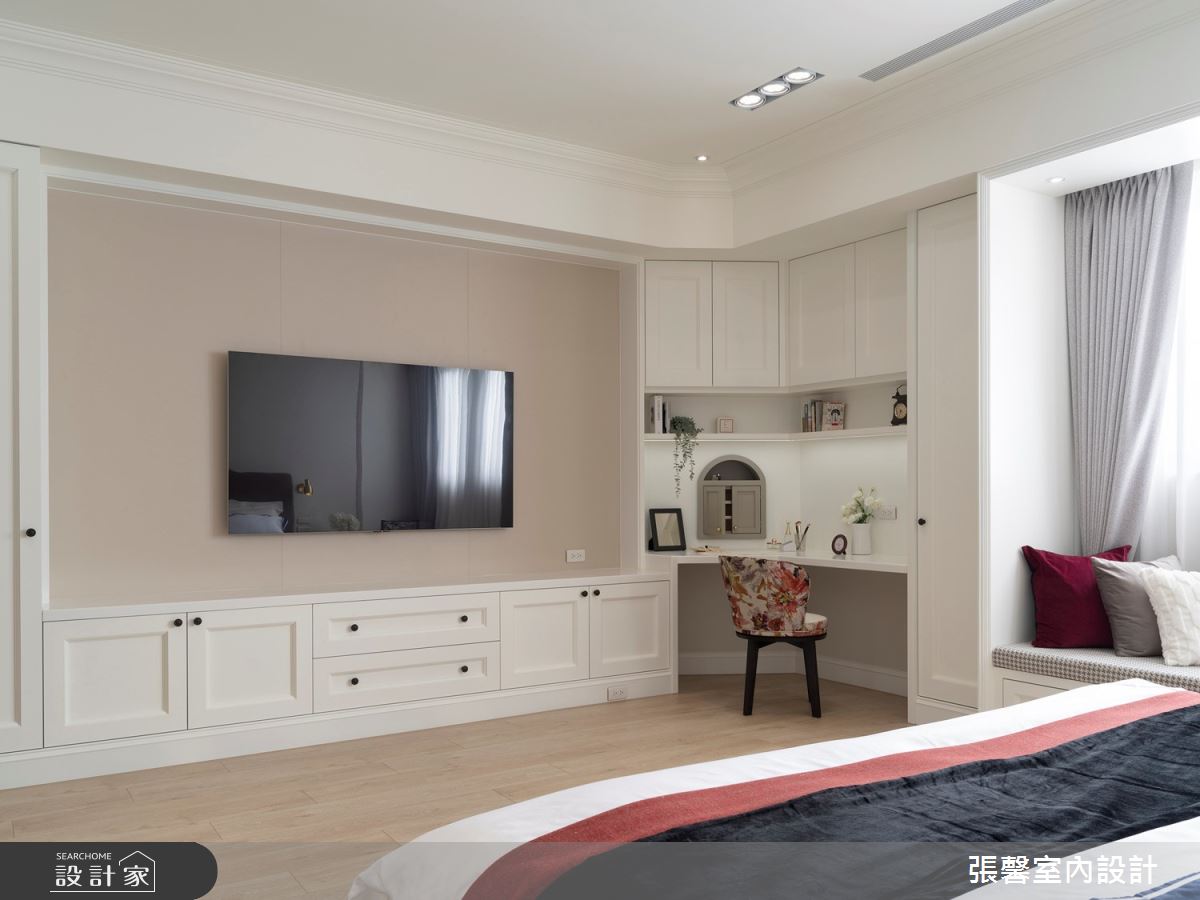 175坪毛胚屋＿美式風臥室案例圖片＿張馨室內設計/瀚觀室內裝修設計工程有限公司＿張馨_彩韻 豪邸之21