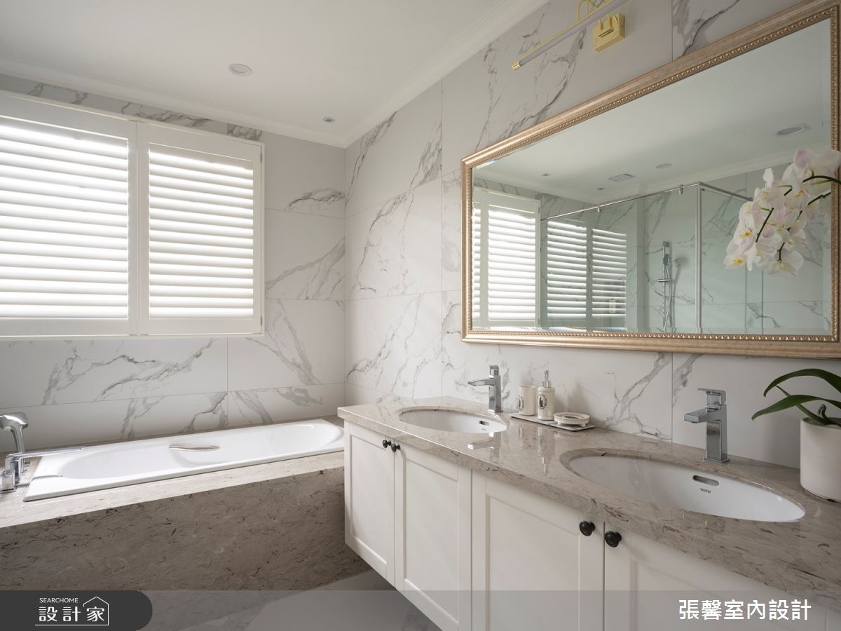 175坪毛胚屋＿美式風浴室案例圖片＿張馨室內設計/瀚觀室內裝修設計工程有限公司＿張馨_彩韻 豪邸之25