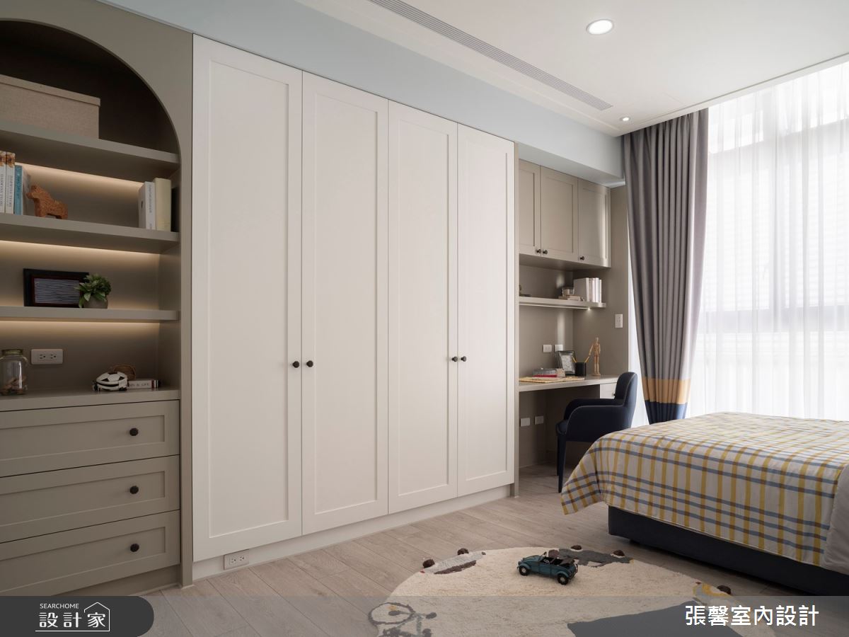 175坪毛胚屋＿美式風臥室案例圖片＿張馨室內設計/瀚觀室內裝修設計工程有限公司＿張馨_彩韻 豪邸之29