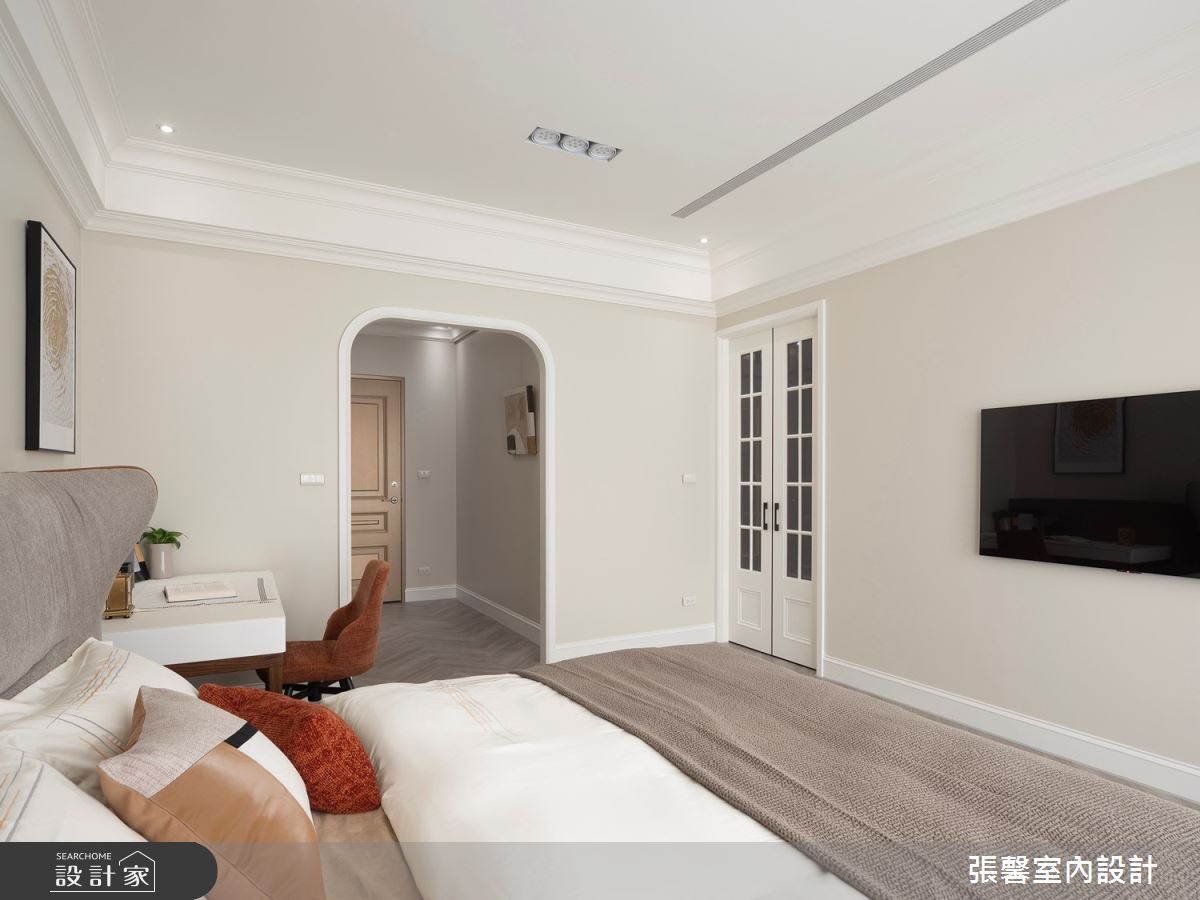 175坪毛胚屋＿美式風臥室案例圖片＿張馨室內設計/瀚觀室內裝修設計工程有限公司＿張馨_彩韻 豪邸之33
