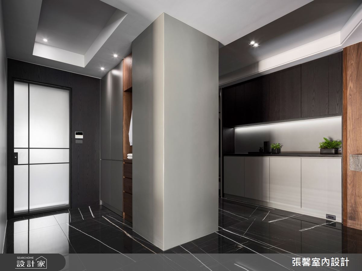 175坪毛胚屋＿美式風玄關走廊案例圖片＿張馨室內設計/瀚觀室內裝修設計工程有限公司＿張馨_彩韻 豪邸之43