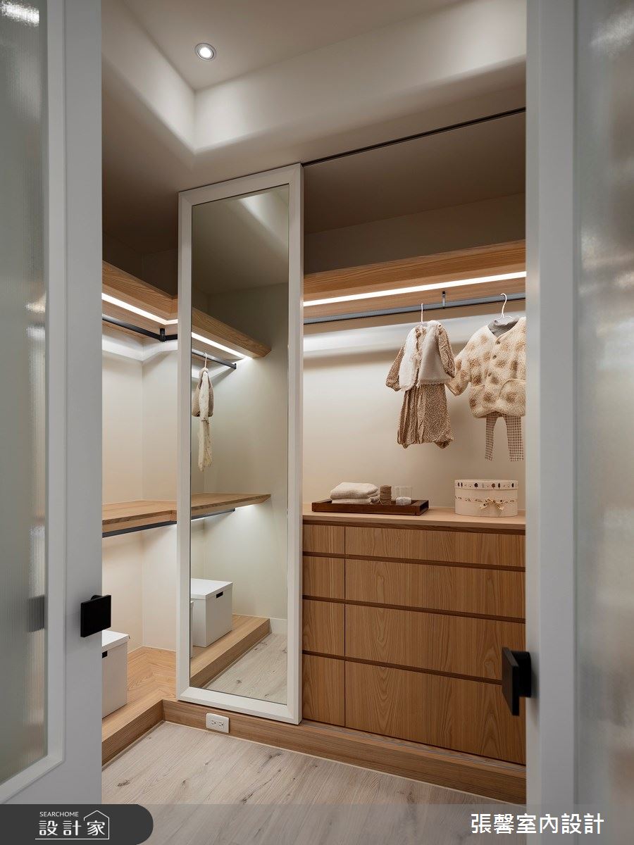 175坪毛胚屋＿美式風更衣間案例圖片＿張馨室內設計/瀚觀室內裝修設計工程有限公司＿張馨_彩韻 豪邸之47