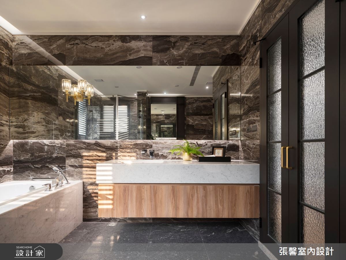 175坪毛胚屋＿美式風浴室案例圖片＿張馨室內設計/瀚觀室內裝修設計工程有限公司＿張馨_彩韻 豪邸之53