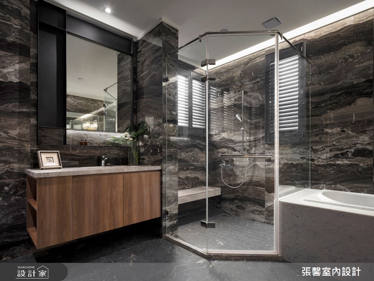 175坪毛胚屋＿美式風浴室案例圖片＿張馨室內設計/瀚觀室內裝修設計工程有限公司＿張馨_彩韻 豪邸之54