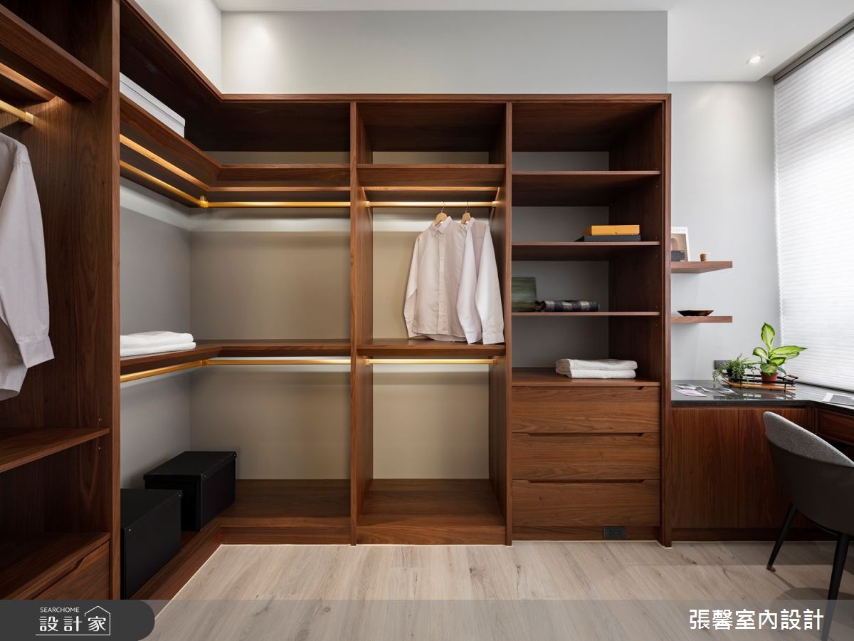 175坪毛胚屋＿美式風更衣間案例圖片＿張馨室內設計/瀚觀室內裝修設計工程有限公司＿張馨_彩韻 豪邸之57
