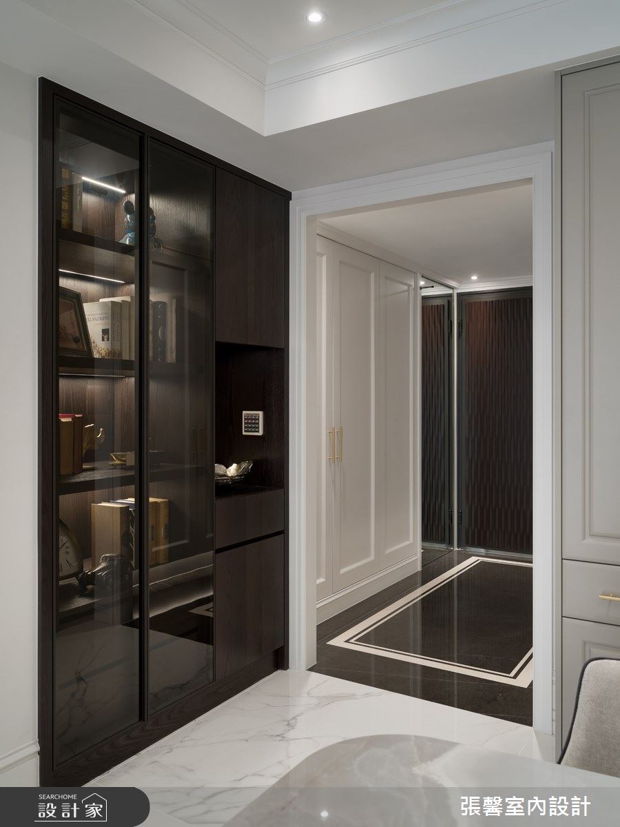 46坪毛胚屋＿美式風玄關案例圖片＿張馨室內設計/瀚觀室內裝修設計工程有限公司＿張馨_綺麗香頌之3