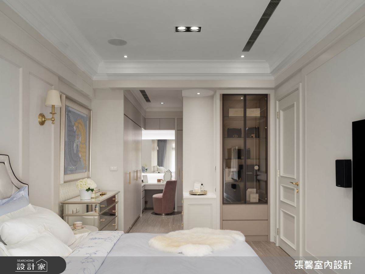 46坪毛胚屋＿美式風臥室案例圖片＿張馨室內設計/瀚觀室內裝修設計工程有限公司＿張馨_綺麗香頌之14