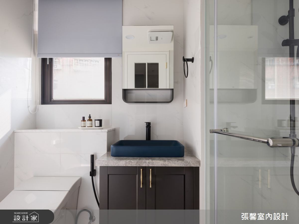 46坪毛胚屋＿美式風浴室案例圖片＿張馨室內設計/瀚觀室內裝修設計工程有限公司＿張馨_綺麗香頌之24
