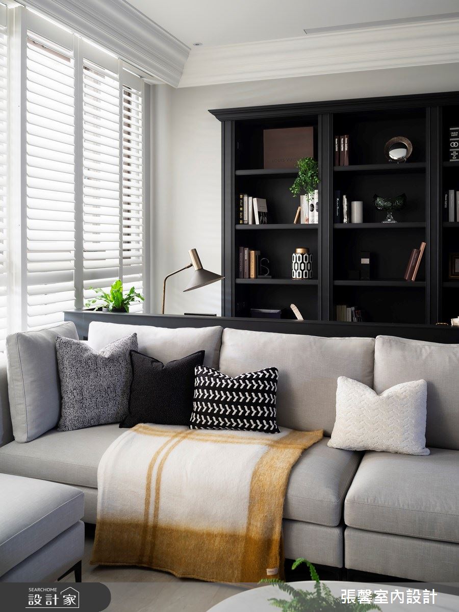 新成屋(5年以下)＿美式風客廳案例圖片＿張馨室內設計/瀚觀室內裝修設計工程有限公司＿張馨_童話天地 四重奏之3