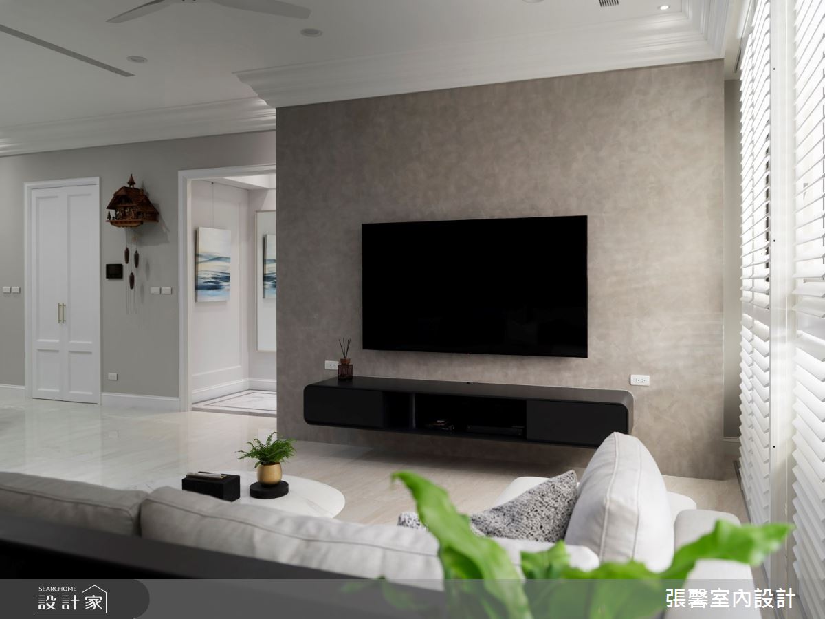 新成屋(5年以下)＿美式風客廳案例圖片＿張馨室內設計/瀚觀室內裝修設計工程有限公司＿張馨_童話天地 四重奏之9