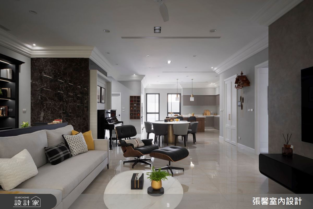 新成屋(5年以下)＿美式風客廳餐廳廚房案例圖片＿張馨室內設計/瀚觀室內裝修設計工程有限公司＿張馨_童話天地 四重奏之10