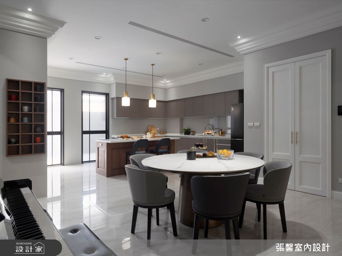 新成屋(5年以下)＿美式風餐廳廚房案例圖片＿張馨室內設計/瀚觀室內裝修設計工程有限公司＿張馨_童話天地 四重奏之11