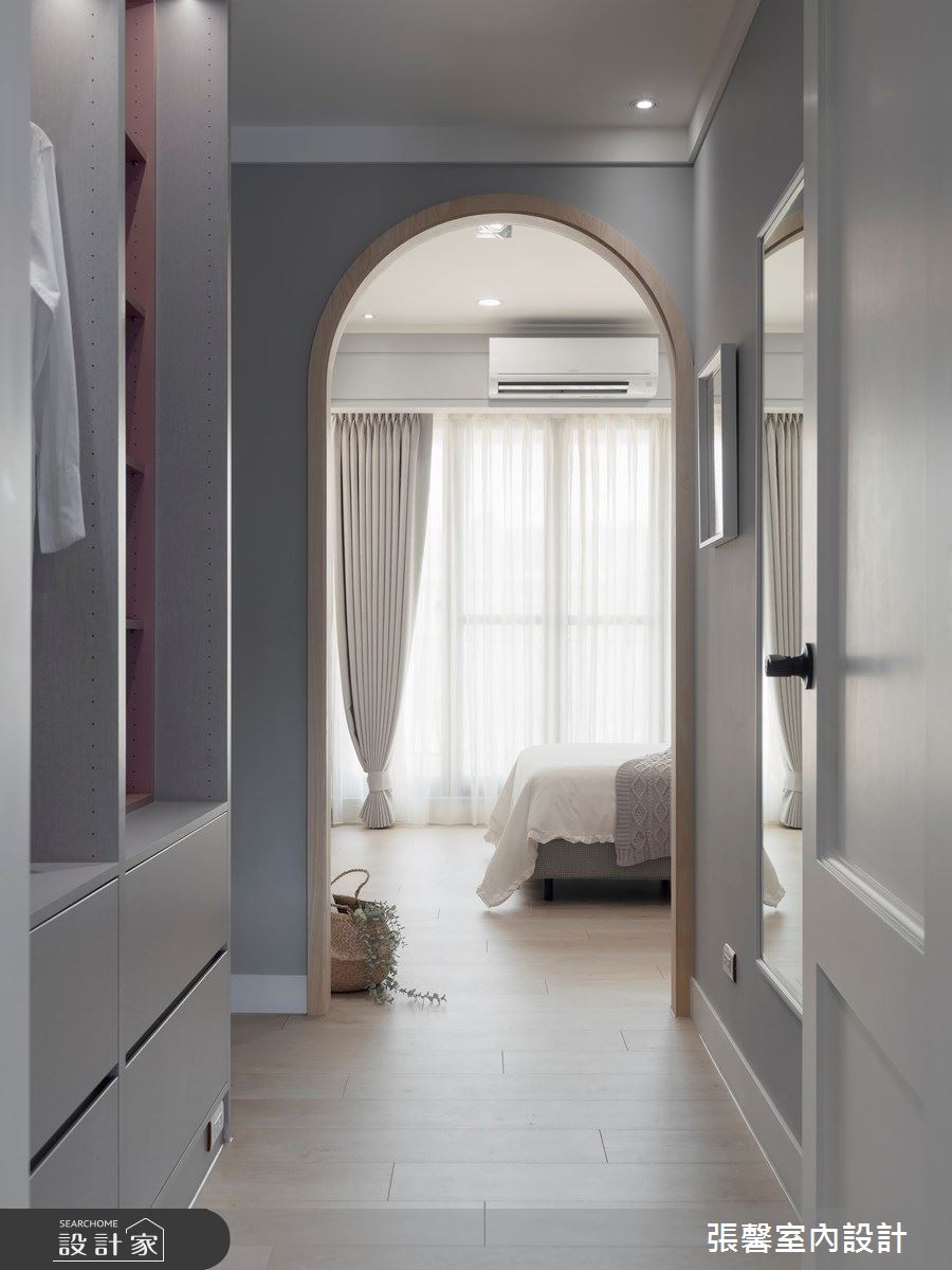 新成屋(5年以下)＿美式風臥室更衣間案例圖片＿張馨室內設計/瀚觀室內裝修設計工程有限公司＿張馨_童話天地 四重奏之28