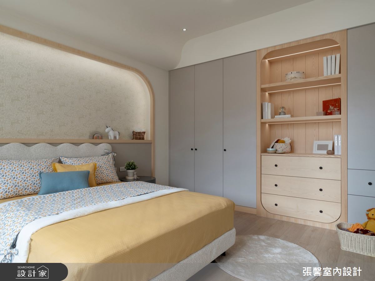 新成屋(5年以下)＿美式風臥室案例圖片＿張馨室內設計/瀚觀室內裝修設計工程有限公司＿張馨_童話天地 四重奏之43