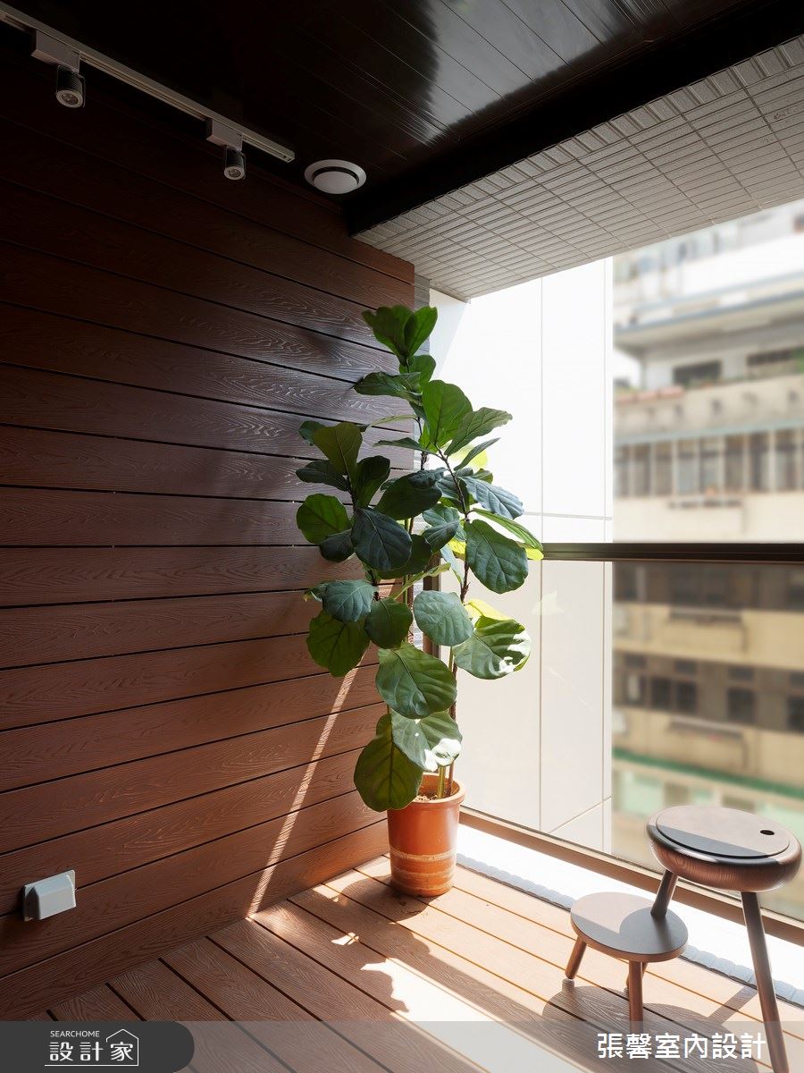 35坪新成屋(5年以下)＿美式風陽台案例圖片＿張馨室內設計/瀚觀室內裝修設計工程有限公司＿張馨_灰韻 和諧之境之27