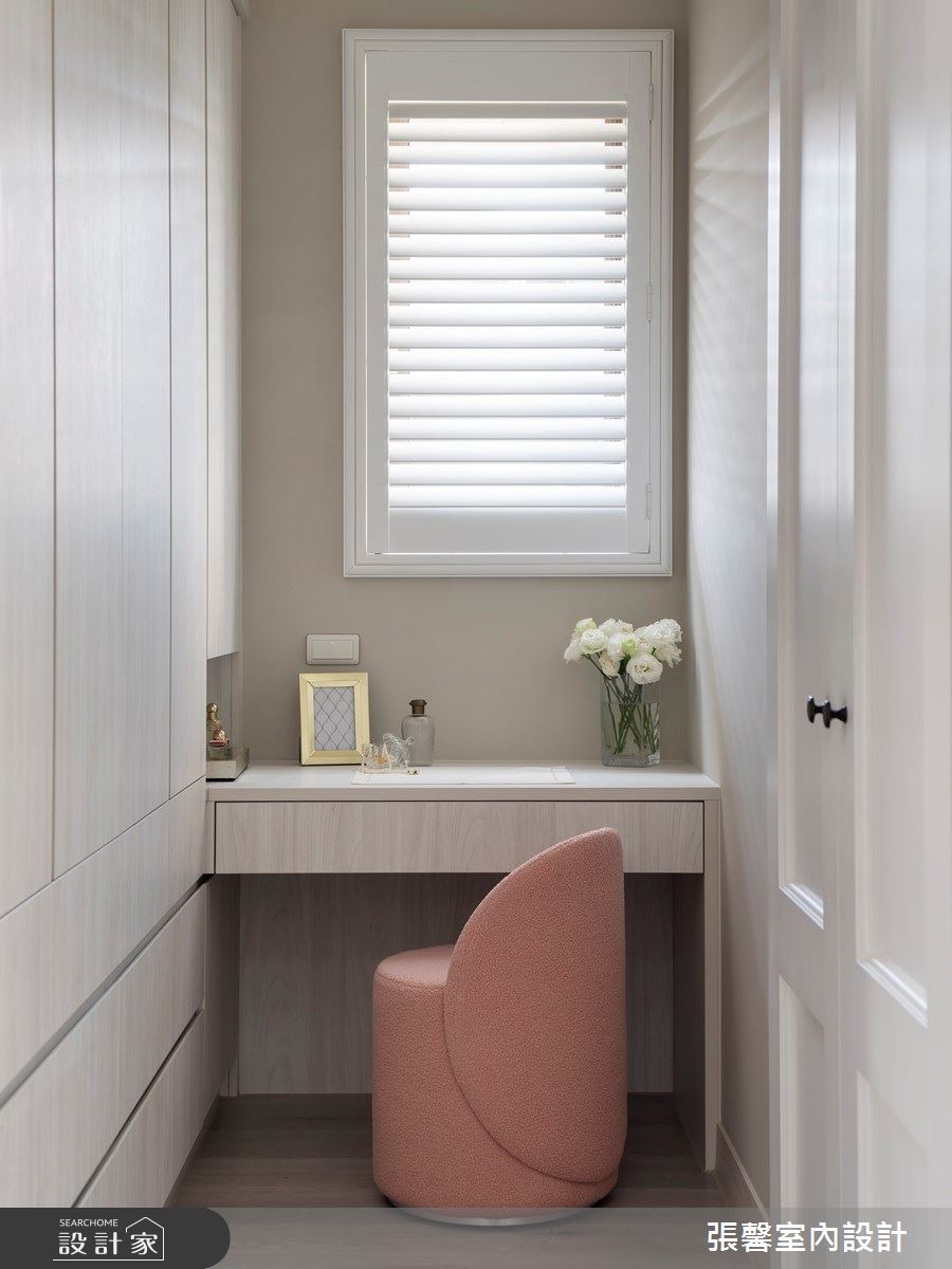 35坪新成屋(5年以下)＿美式風更衣間案例圖片＿張馨室內設計/瀚觀室內裝修設計工程有限公司＿張馨_灰韻 和諧之境之19