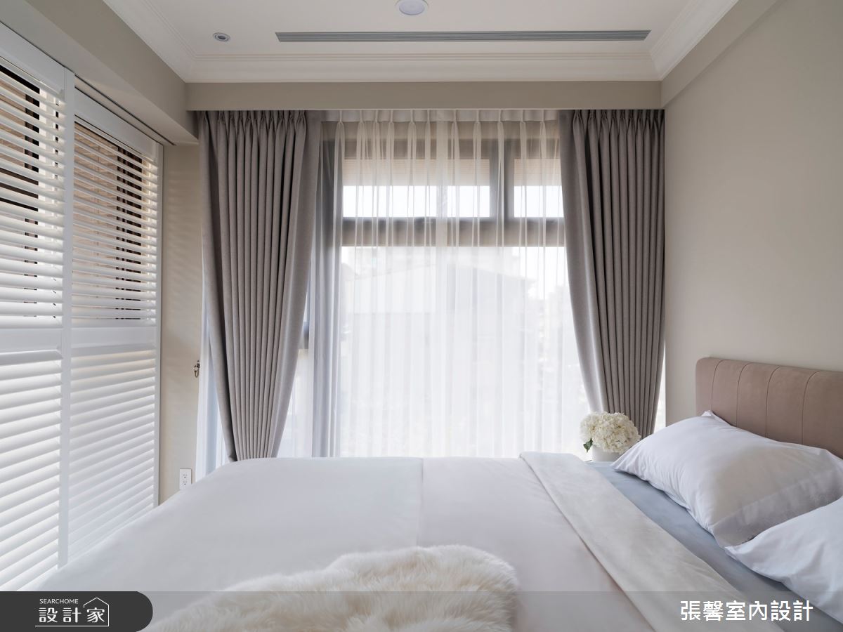 35坪新成屋(5年以下)＿美式風臥室案例圖片＿張馨室內設計/瀚觀室內裝修設計工程有限公司＿張馨_灰韻 和諧之境之20