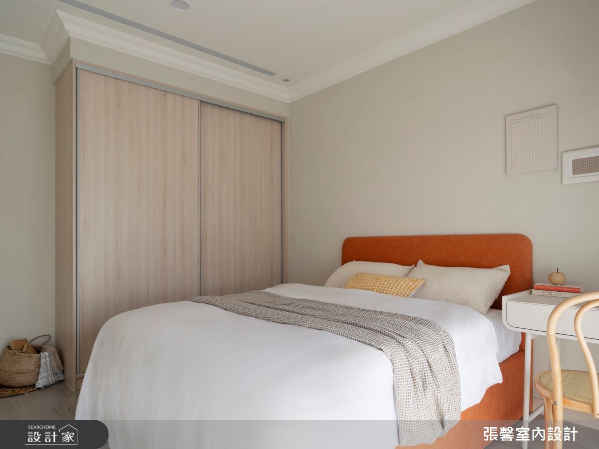 35坪新成屋(5年以下)＿美式風臥室案例圖片＿張馨室內設計/瀚觀室內裝修設計工程有限公司＿張馨_灰韻 和諧之境之25