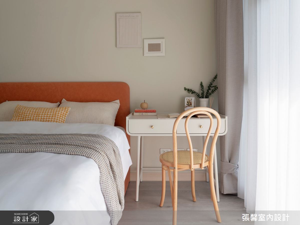 35坪新成屋(5年以下)＿美式風臥室案例圖片＿張馨室內設計/瀚觀室內裝修設計工程有限公司＿張馨_灰韻 和諧之境之24