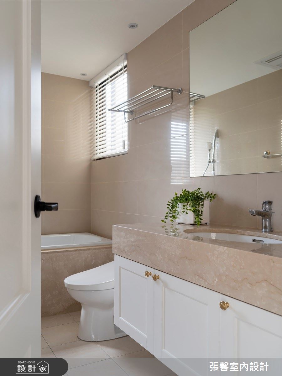 35坪新成屋(5年以下)＿美式風浴室案例圖片＿張馨室內設計/瀚觀室內裝修設計工程有限公司＿張馨_灰韻 和諧之境之26