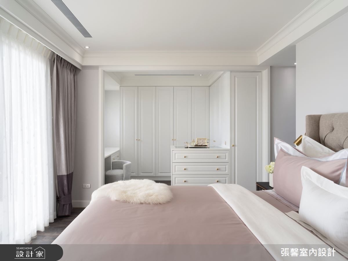 31坪新成屋(5年以下)＿現代風臥室案例圖片＿張馨室內設計/瀚觀室內裝修設計工程有限公司＿張馨_灰金風尚之6