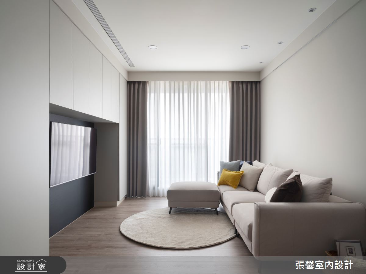 28坪新成屋(5年以下)＿美式風客廳案例圖片＿張馨室內設計/瀚觀室內裝修設計工程有限公司＿張馨_北歐 小清新之8