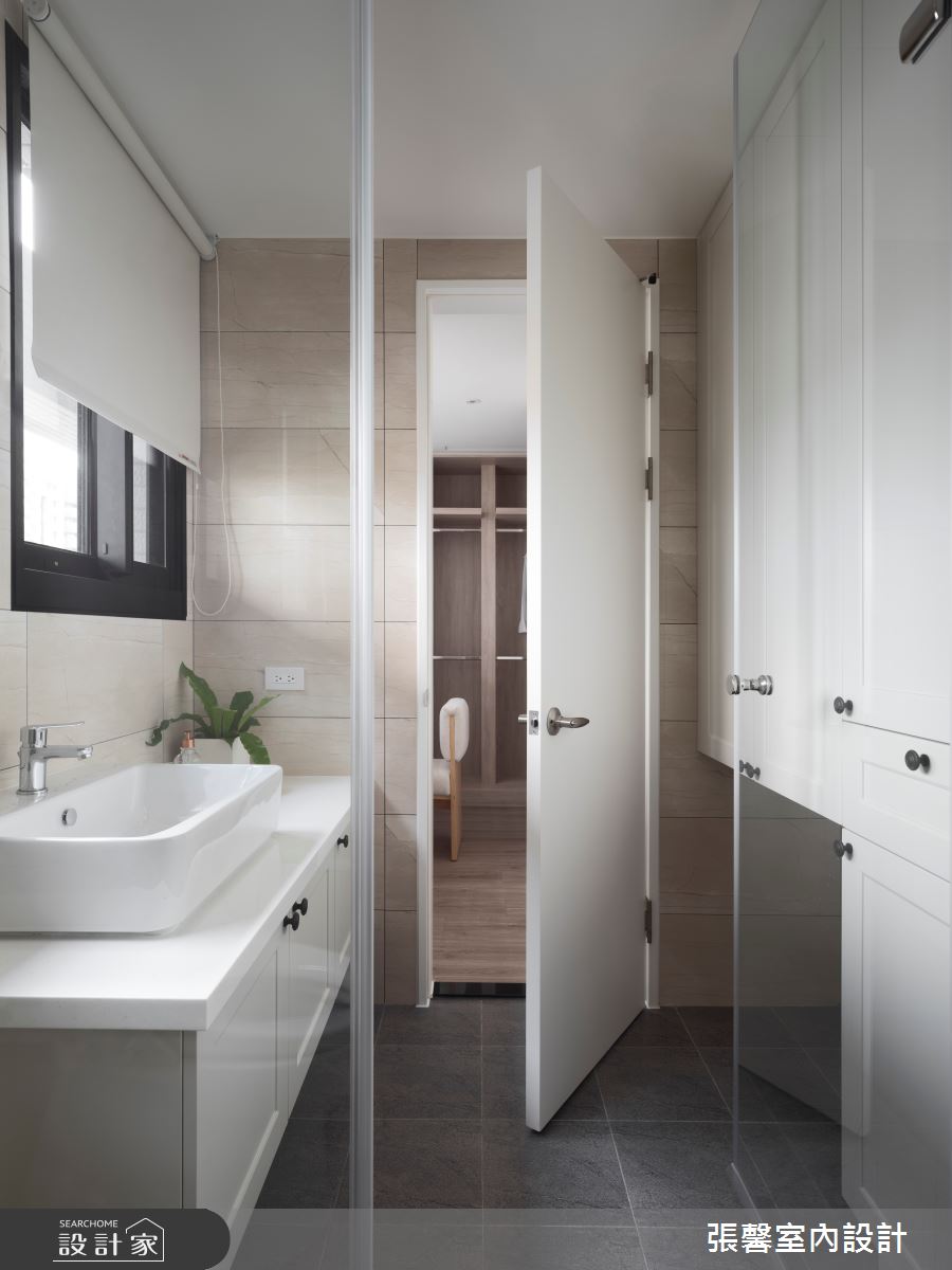 28坪新成屋(5年以下)＿美式風浴室案例圖片＿張馨室內設計/瀚觀室內裝修設計工程有限公司＿張馨_北歐 小清新之13