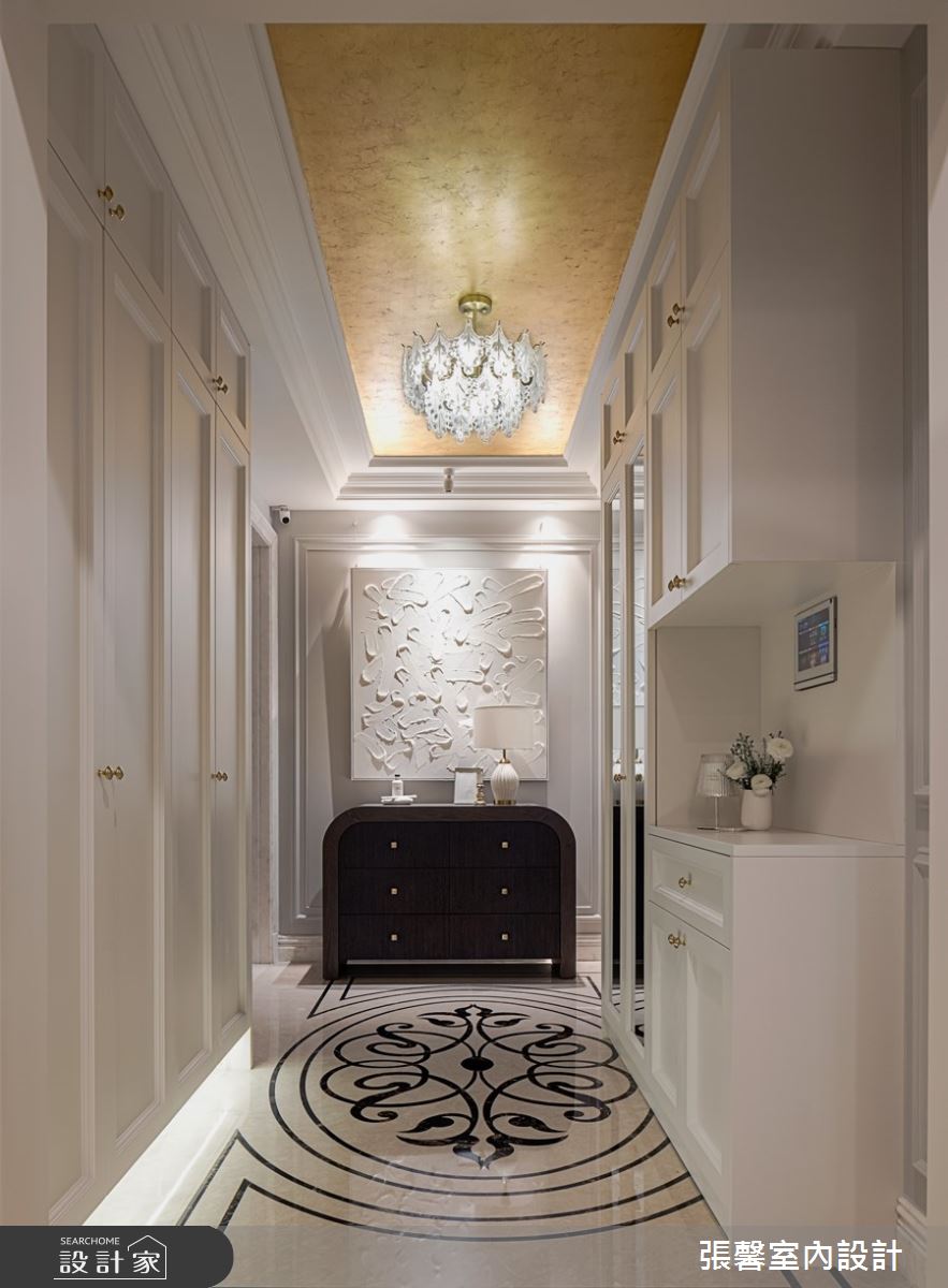 62坪老屋(16~30年)＿美式風玄關案例圖片＿張馨室內設計/瀚觀室內裝修設計工程有限公司＿張馨_靜好 老時光之1