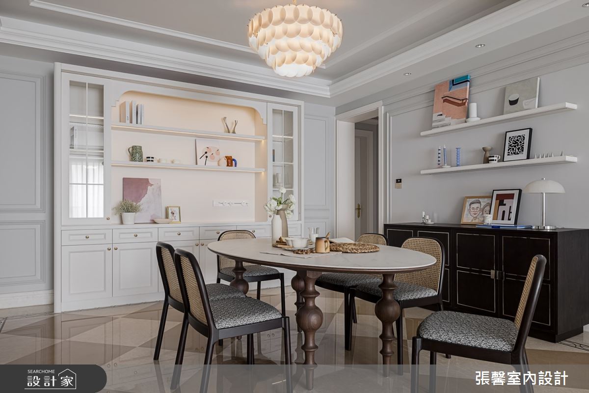 62坪老屋(16~30年)＿美式風餐廳案例圖片＿張馨室內設計/瀚觀室內裝修設計工程有限公司＿張馨_靜好 老時光之4