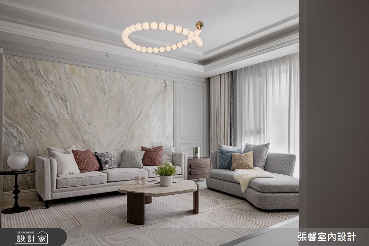 62坪老屋(16~30年)＿美式風客廳案例圖片＿張馨室內設計/瀚觀室內裝修設計工程有限公司＿張馨_靜好 老時光之12