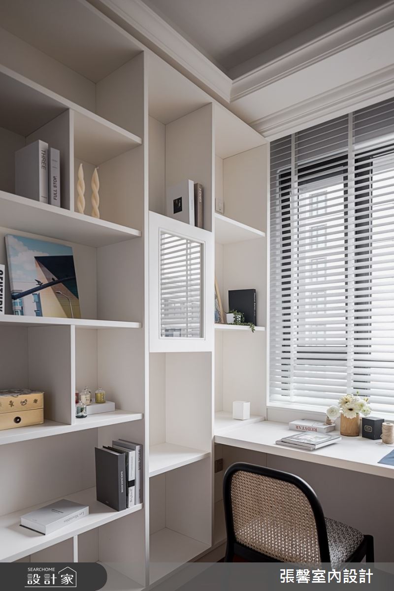 62坪老屋(16~30年)＿美式風書房工作區案例圖片＿張馨室內設計/瀚觀室內裝修設計工程有限公司＿張馨_靜好 老時光之30