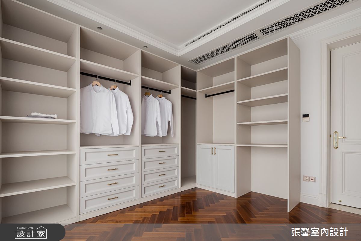 62坪老屋(16~30年)＿美式風更衣間案例圖片＿張馨室內設計/瀚觀室內裝修設計工程有限公司＿張馨_靜好 老時光之34