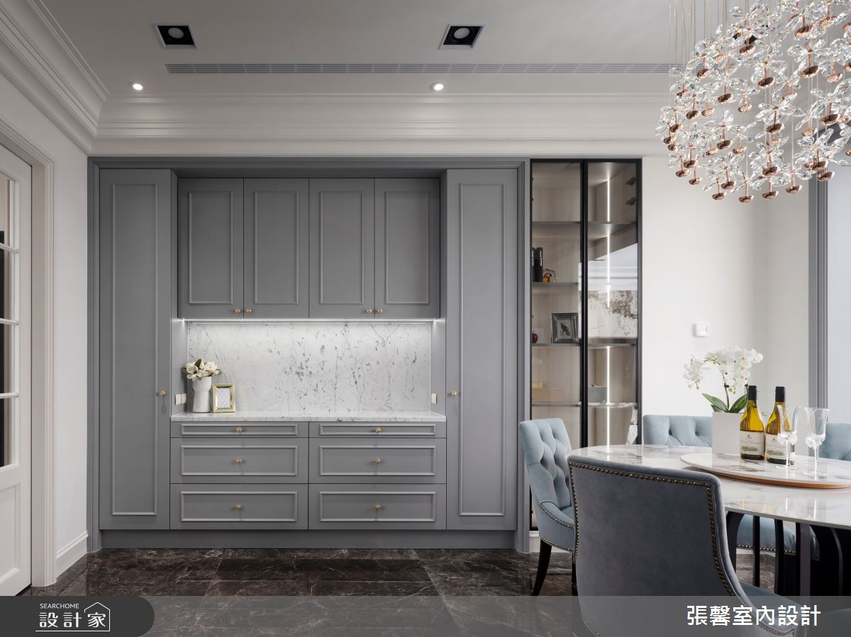 88坪新成屋(5年以下)＿美式風餐廳案例圖片＿張馨室內設計/瀚觀室內裝修設計工程有限公司＿張馨_華雅 燦美時光之2