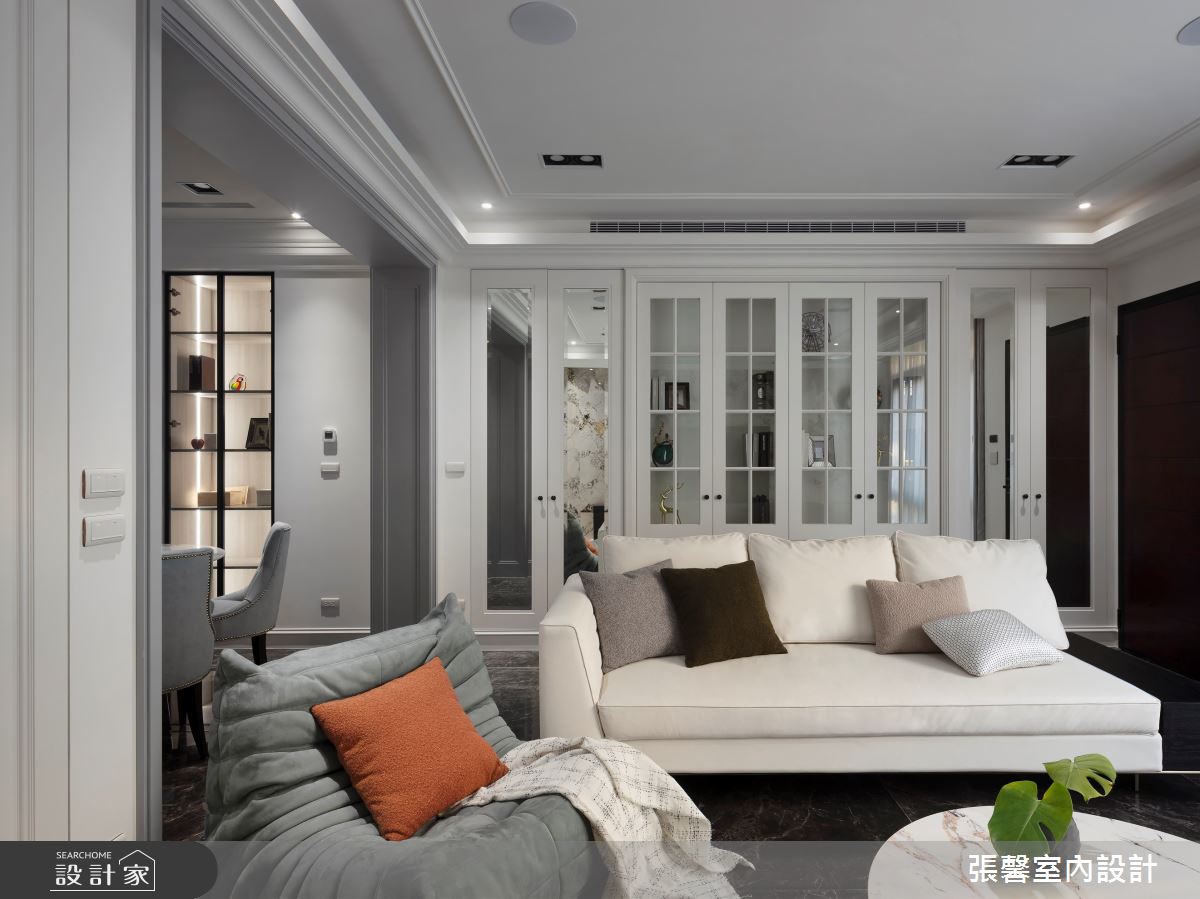 88坪新成屋(5年以下)＿美式風客廳案例圖片＿張馨室內設計/瀚觀室內裝修設計工程有限公司＿張馨_華雅 燦美時光之8