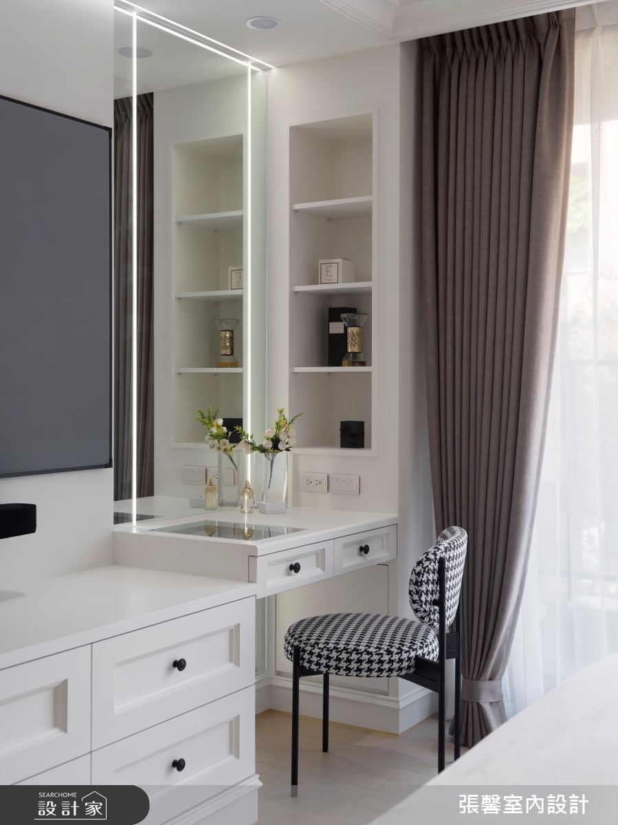 88坪新成屋(5年以下)＿美式風臥室案例圖片＿張馨室內設計/瀚觀室內裝修設計工程有限公司＿張馨_華雅 燦美時光之15