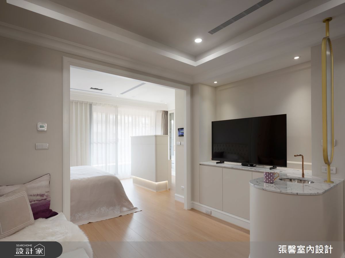 88坪新成屋(5年以下)＿美式風臥室案例圖片＿張馨室內設計/瀚觀室內裝修設計工程有限公司＿張馨_華雅 燦美時光之27