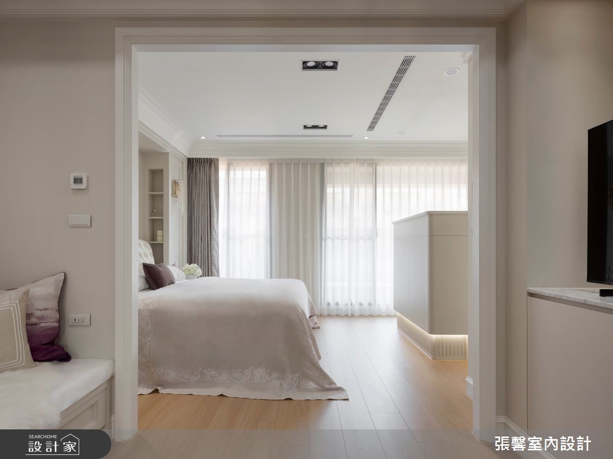 88坪新成屋(5年以下)＿美式風臥室案例圖片＿張馨室內設計/瀚觀室內裝修設計工程有限公司＿張馨_華雅 燦美時光之28