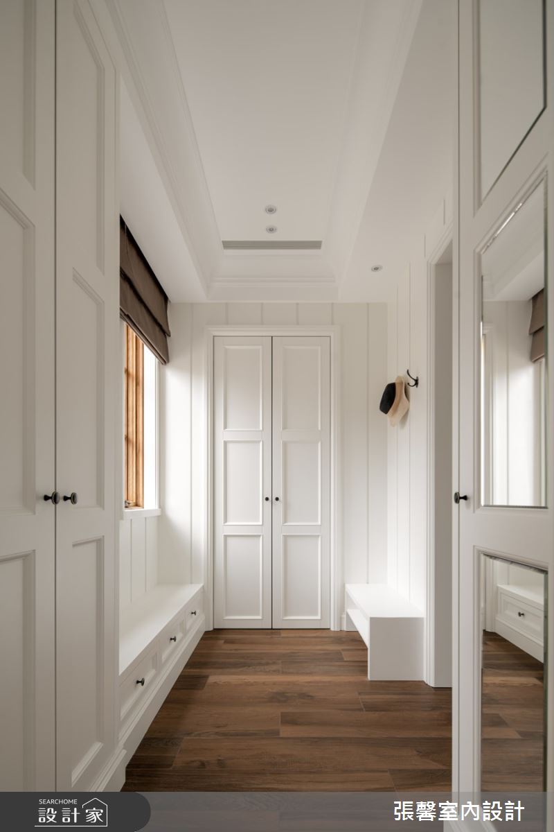 330坪毛胚屋＿美式風玄關案例圖片＿張馨室內設計/瀚觀室內裝修設計工程有限公司＿張馨_無憂 桃花源之3