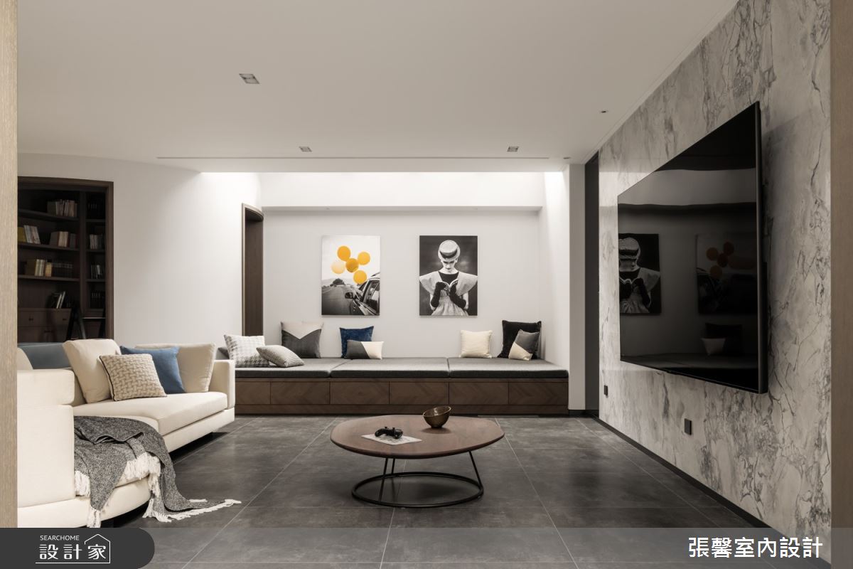 330坪毛胚屋＿美式風客廳臥榻案例圖片＿張馨室內設計/瀚觀室內裝修設計工程有限公司＿張馨_無憂 桃花源之47