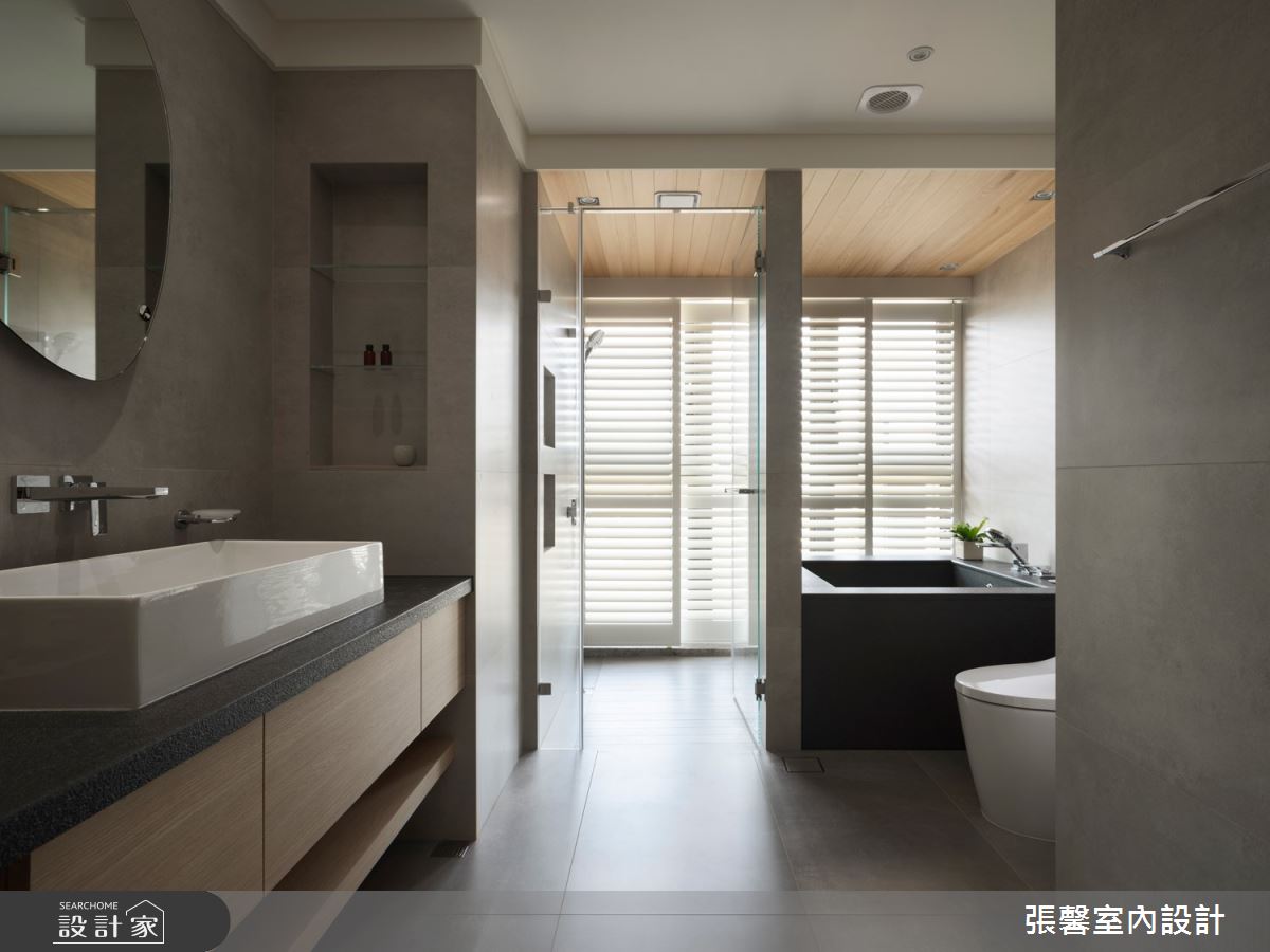 74坪毛胚屋＿美式風浴室案例圖片＿張馨室內設計/瀚觀室內裝修設計工程有限公司＿張馨_翫味美寓之20