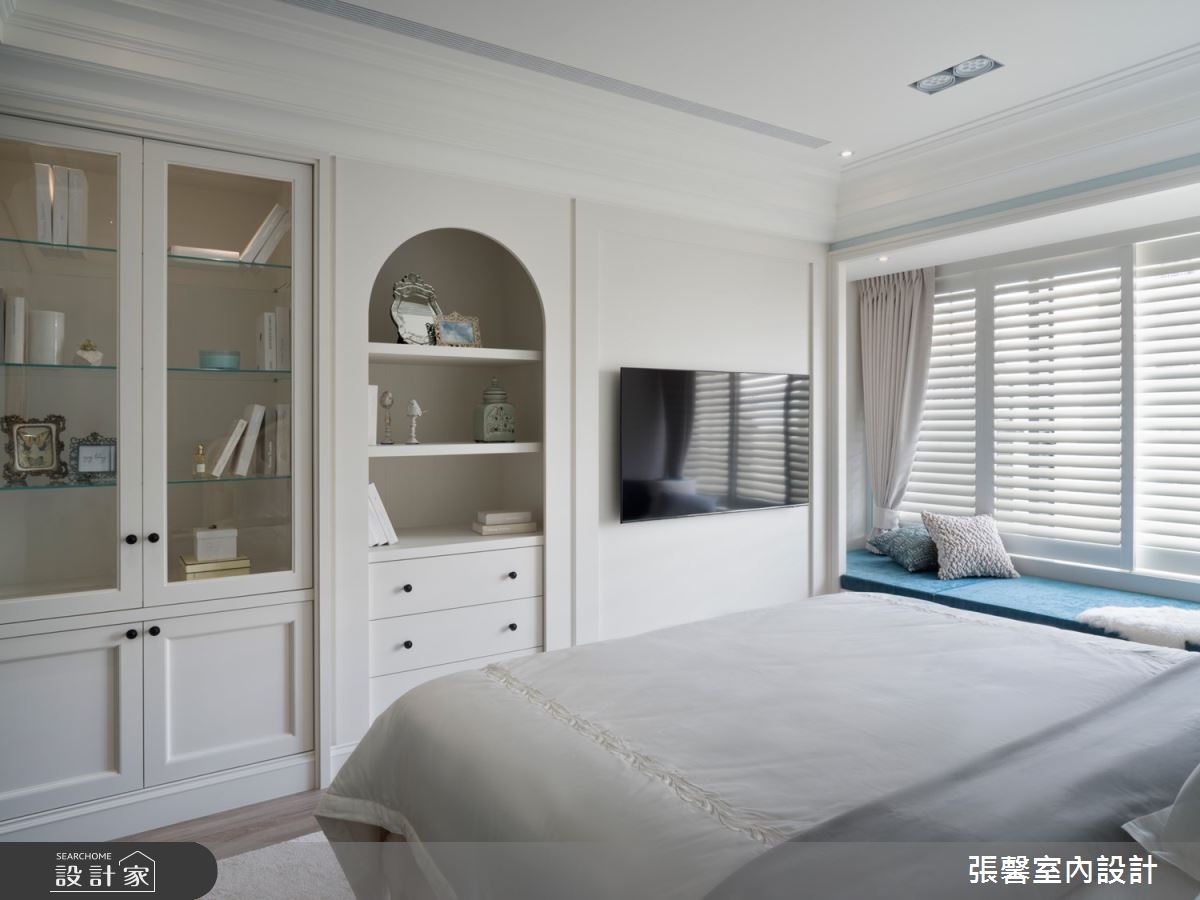 74坪毛胚屋＿美式風臥室臥榻案例圖片＿張馨室內設計/瀚觀室內裝修設計工程有限公司＿張馨_翫味美寓之22
