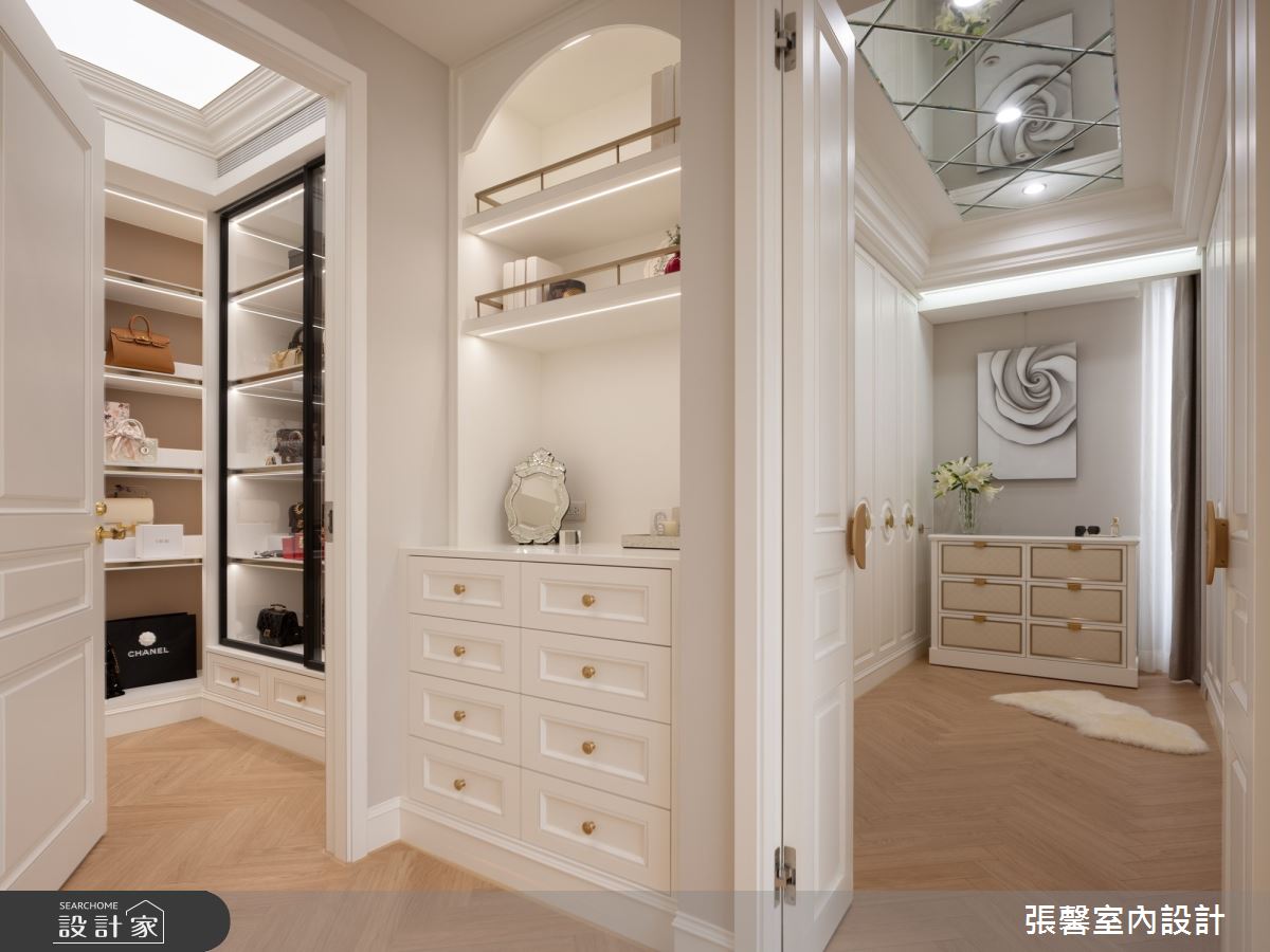 新成屋(5年以下)＿美式風更衣間案例圖片＿張馨室內設計/瀚觀室內裝修設計工程有限公司＿張馨_藏石築之10