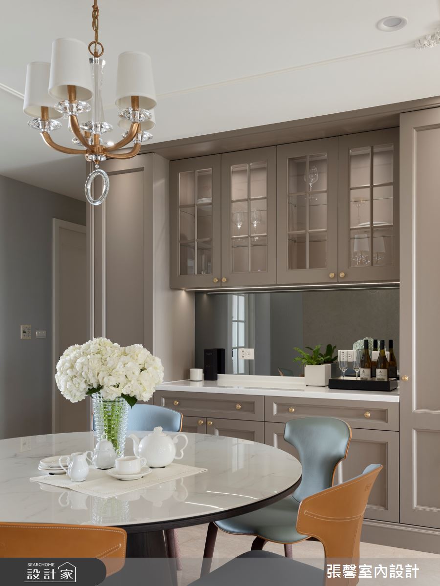 52坪新成屋(5年以下)＿美式風餐廳案例圖片＿張馨室內設計/瀚觀室內裝修設計工程有限公司＿張馨_徜徉 書海國度之12